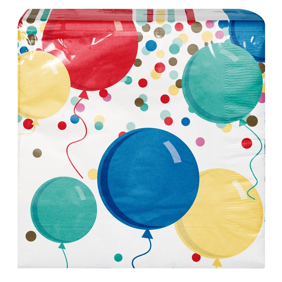 Artstyle Paper Plate & Napkin Bundle, Confetti Celebration, 200-count