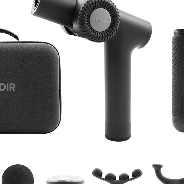 Bondir R2 Pro Percussive Massager with Articulating Head and Heating Attachment