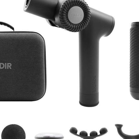 Bondir R2 Pro Percussive Massager with Articulating Head and Heating Attachment