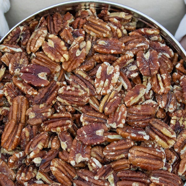 Heaton Pecans Roasted & Salted Pecans Tin 2.5 lbs