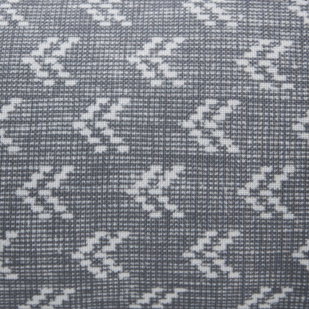 Kirkland Signature Rectangular Large Bolster Cuddler 42" x 32" Pet Bed, Gray Print