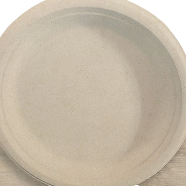Eco Raj 10-inch Compostable Bagasse Plate, 500-count
