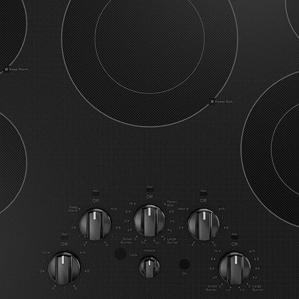 GE 30" Built-In Knob Control Electric Cooktop