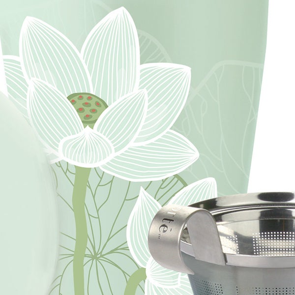 Tea Forte Lotus Spa Bundle, 25 Tea Packs and One Cup