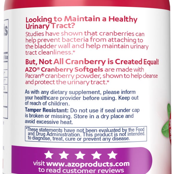 AZO Cranberry 500mg, 220 Softgels