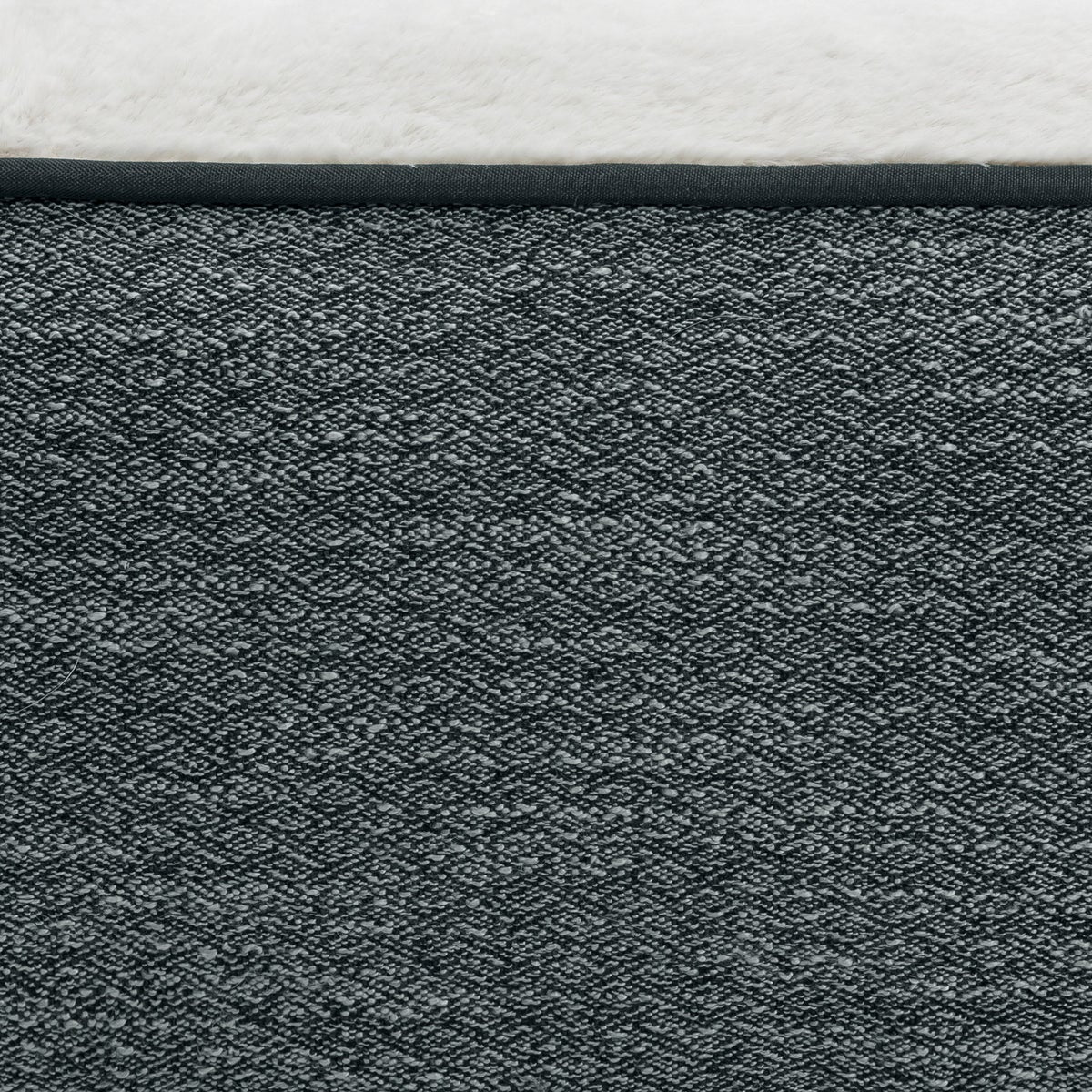 Kirkland Signature 40” Round Nest Pet Bed, Black Birdseye