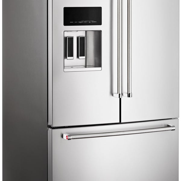 KitchenAid 26.8 Cu. Ft. Standard-Depth French Door Refrigerator with Exterior Ice and Water Dispenser