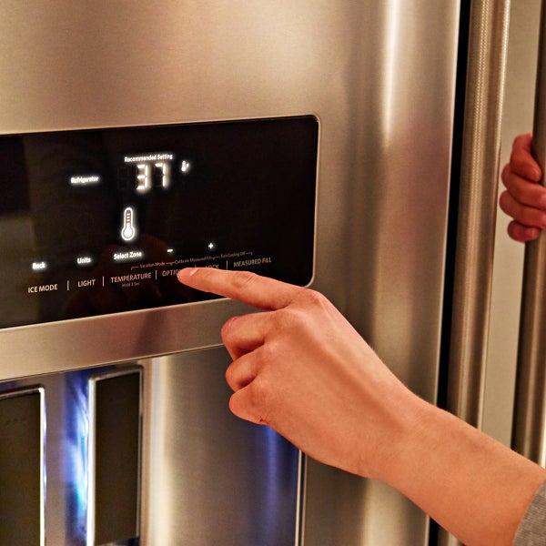 KitchenAid 26.8 Cu. Ft. Standard-Depth French Door Refrigerator with Exterior Ice and Water Dispenser