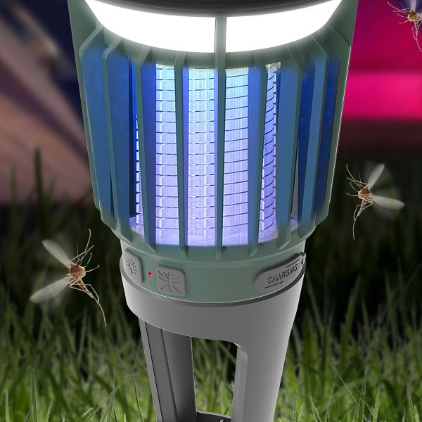 Wisely Solar Bug Zapper Lantern, 2-pack