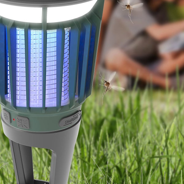 Wisely Solar Bug Zapper Lantern, 2-pack