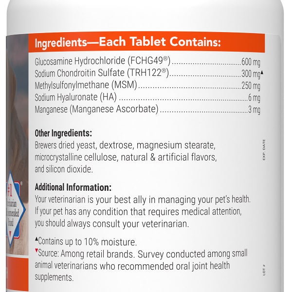 Nutramax Cosequin Maximum Strength Joint Health Supplement Plus MSM and HA, 180ct Tablets, 2-pack