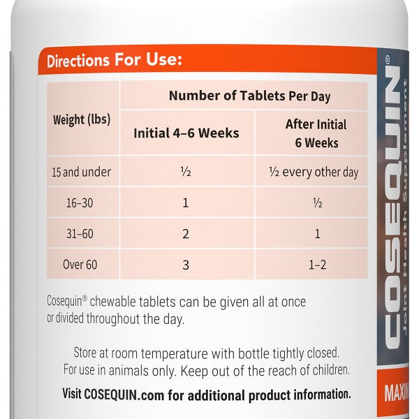 Nutramax Cosequin Maximum Strength Joint Health Supplement Plus MSM and HA, 180ct Tablets, 2-pack