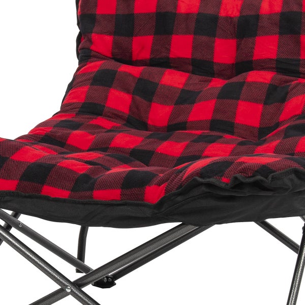 RIO Jumbo Fleece Padded Comfort Chair