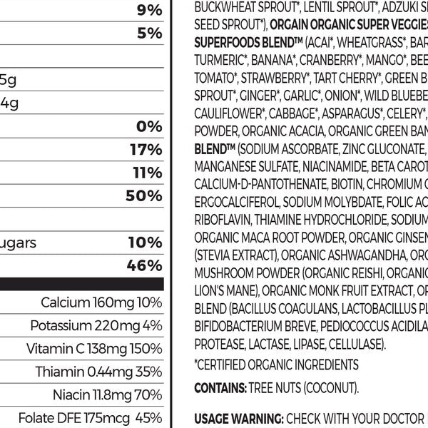 Orgain Complete Meal, Vanilla, 34.6 oz