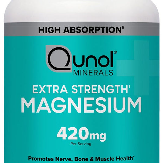 Qunol Extra Strength Magnesium 420 mg, 240 Capsules