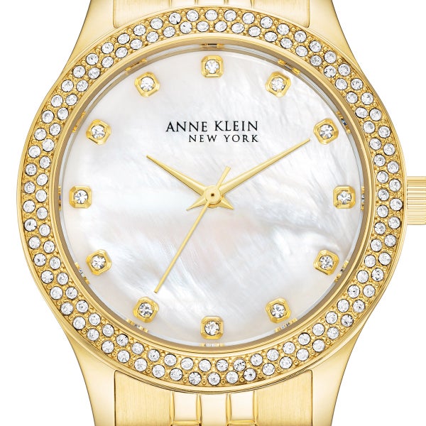 Anne Klein New York Stainless Steel Gold Tone Watch