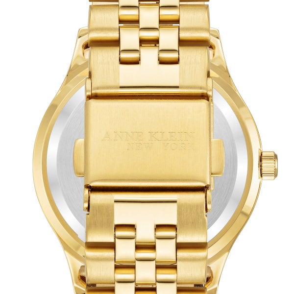 Anne Klein New York Stainless Steel Gold Tone Watch
