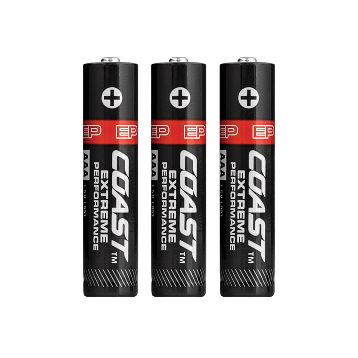 Coast PX1 LED Flashlight, 3-pack