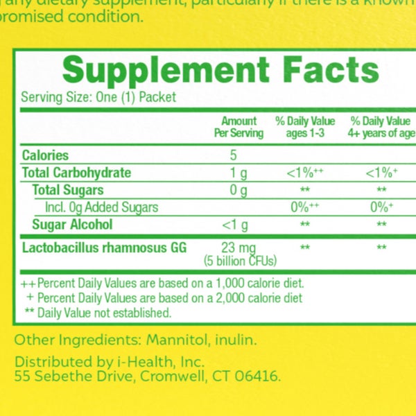 Culturelle Probiotic Kids Purely Probiotic Packets, 60 Packets