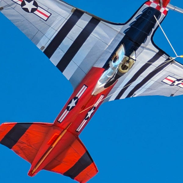 3-D P-51 Mustang SuperSized Nylon Kite