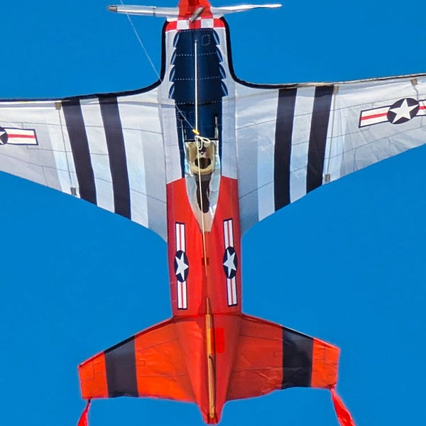 3-D P-51 Mustang SuperSized Nylon Kite