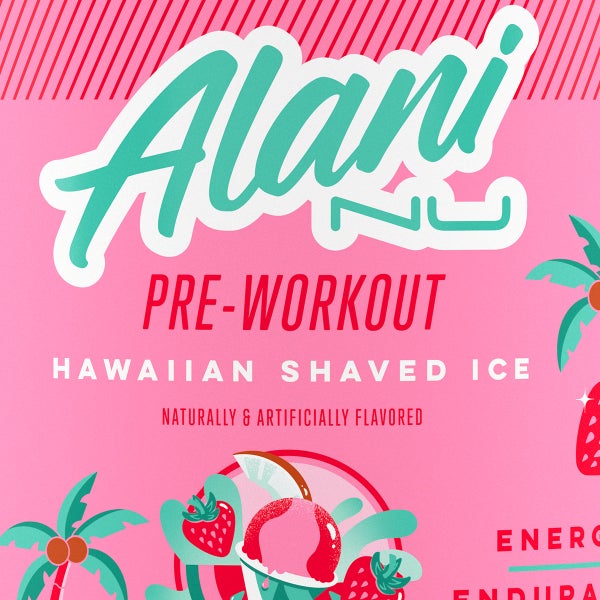 Alani Nu Pre-Workout Hawaiian Shaved Ice, 25 Servings
