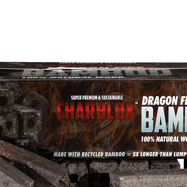 Charblox Dragon Fire Bamboo Charcoal, 5 lbs, 4-count