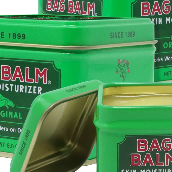 Bag Balm Vermont's Original Moisturizing Ointment 2-8 Oz & 1-1 Oz Tins