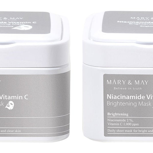 Mary&May Niacinamide Vitamin C Brightening Mask 13.5 oz, 2-pack