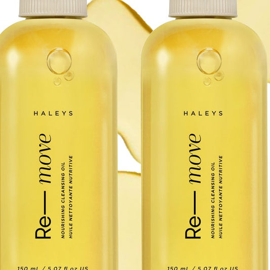 HALEYS Re-move Nourishing Cleansing Oil, 5.07 fl oz, 2-pack