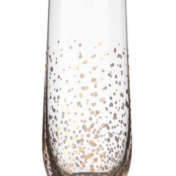 Mikasa Stemless Champagne Flutes, Set of 8