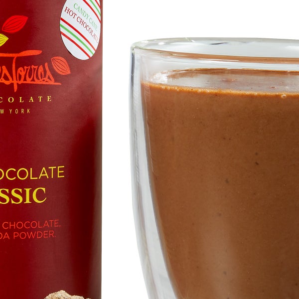 Jacques Torres 14 oz. Assorted Hot Chocolate Tin & Candy Cane Hot Chocolate Tin