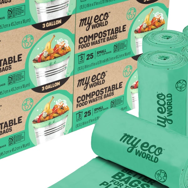 MyEcoWorld 3-gallon Compostable Food Waste Bag, 150-count
