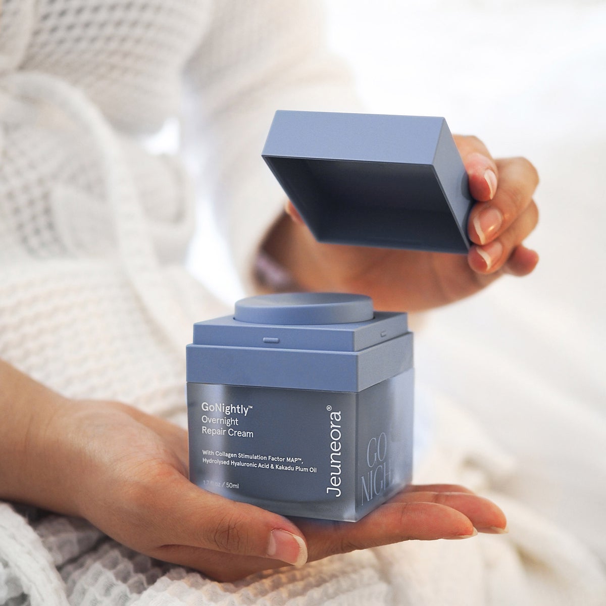 Jeuneora GoNightly Overnight Repair Cream, 1.69 fl oz