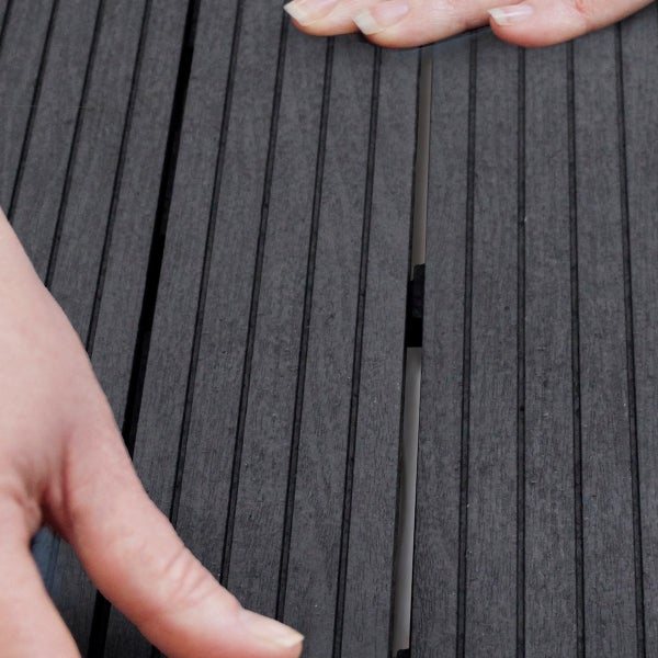 Cosmo Deck Tile, Slate 20-pack