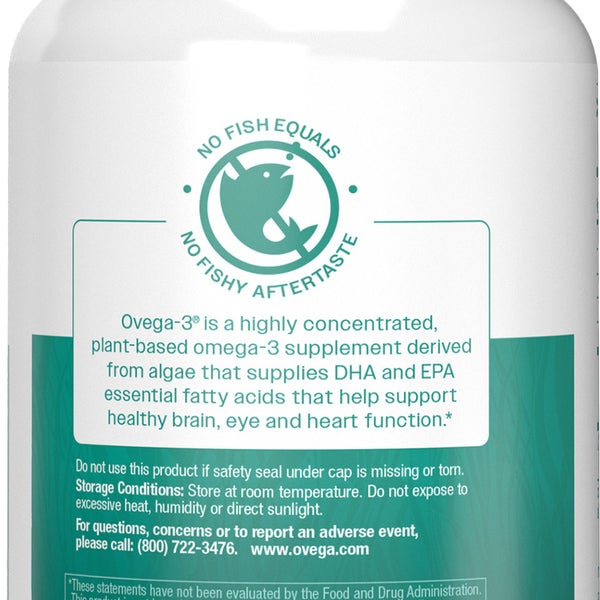 Ovega-3 Plant Based Omega-3, 180 Softgels