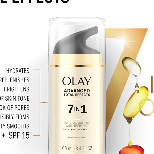 Olay Advanced Total Effects SPF15 Moisturizer, 3.4 fl oz