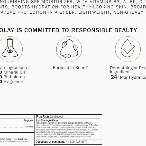 Olay Advanced Total Effects SPF15 Moisturizer, 3.4 fl oz