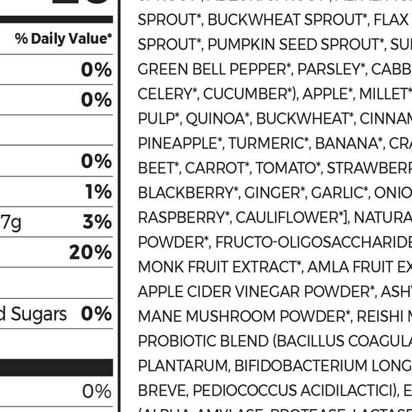 Orgain Organic Wonder Gut + Greens, Orange Mango, 8.46 oz