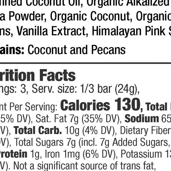 Honey Mama's Cocoa Truffle Bars, 2.5 oz, Chocolate Cake 12-ct