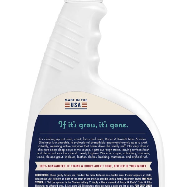 Rocco & Roxie Pet Stain and Odor Eliminator Spray, 32 oz, 2-count