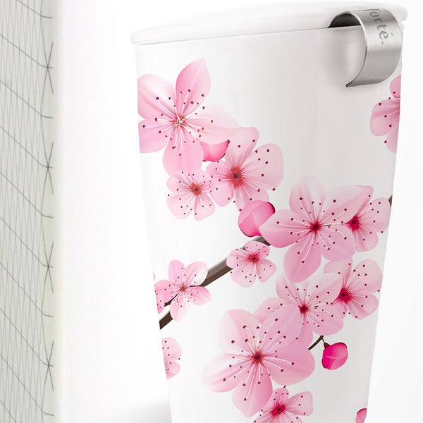Tea Forte Hanami Bundle, 2 Loose Tea Canisters with 2 Infuser Baskets and 2 Kati Cups