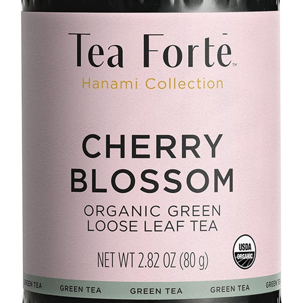 Tea Forte Hanami Bundle, 2 Loose Tea Canisters with 2 Infuser Baskets and 2 Kati Cups