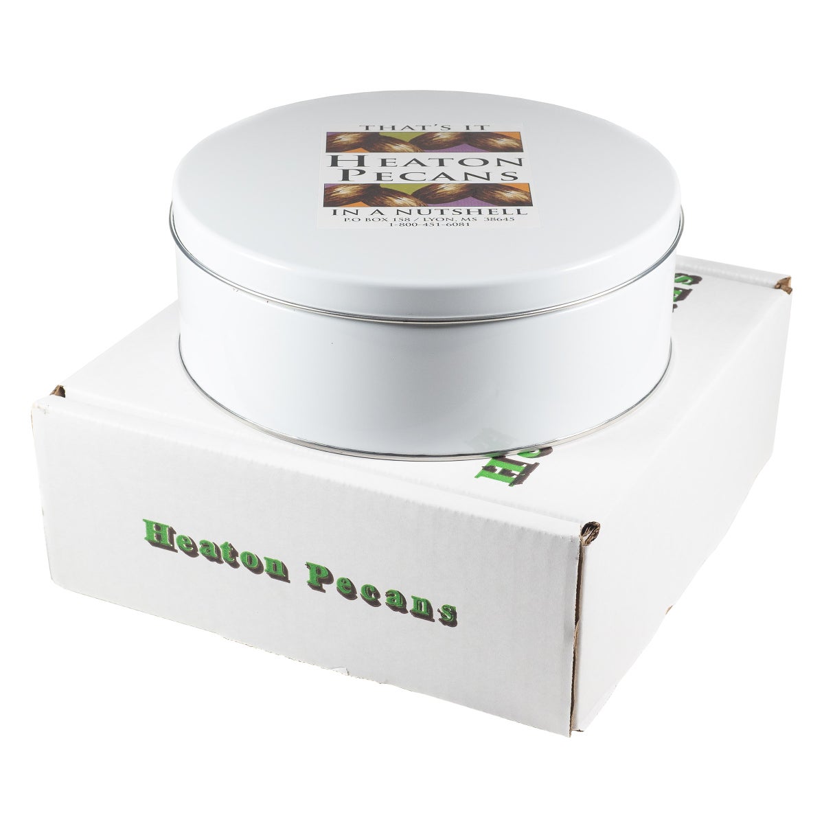 Heaton Pecans White Chocolate Covered Pecans, 3.75 lb