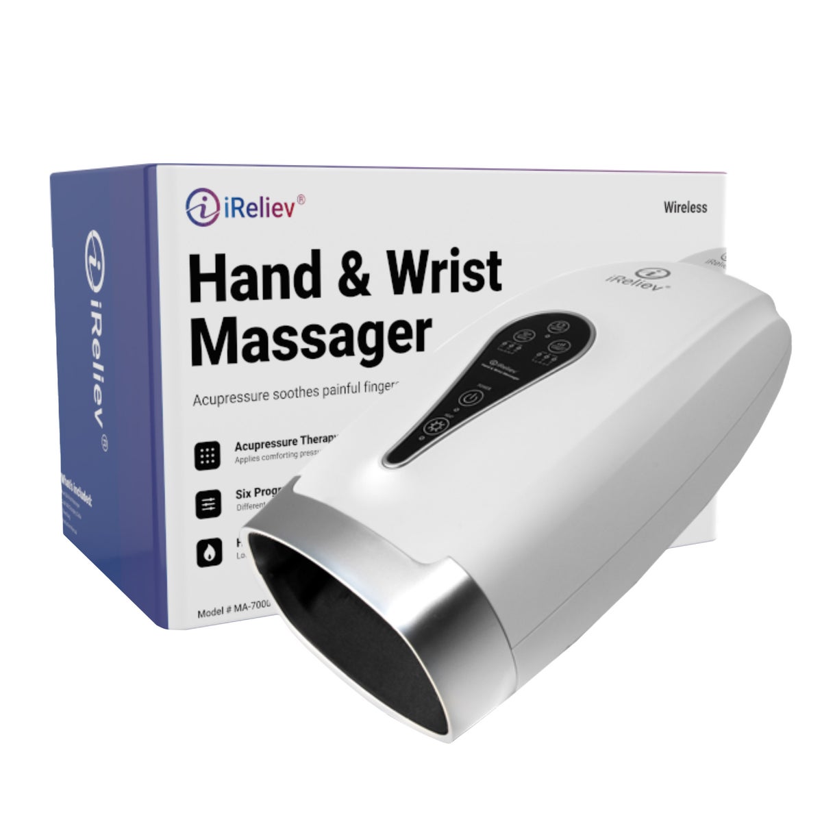 iReliev Hand & Wrist Compression Massager with Heat