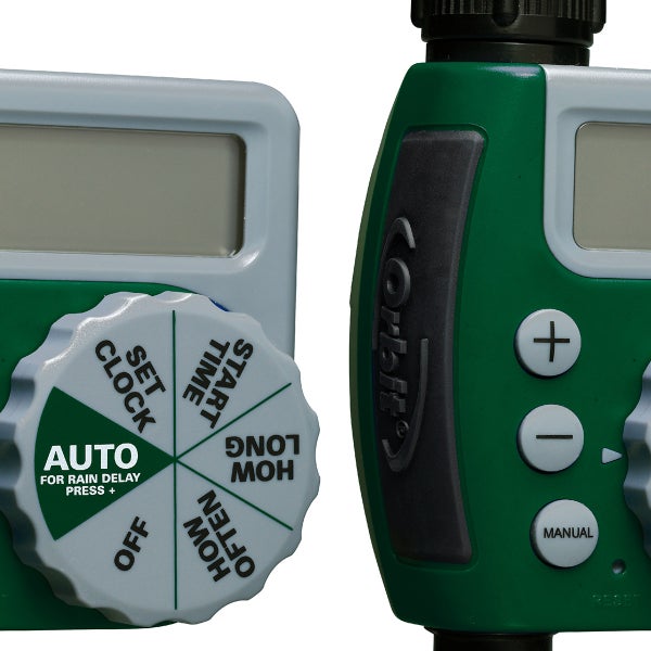 Orbit 1-Outlet Programmable Hose Faucet Timer, 2-pack