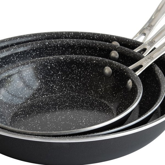Nordic Ware Basalt Ceramic Non-Stick 3-Piece Skillet Set