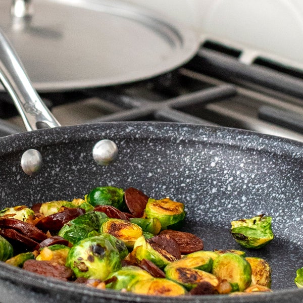Nordic Ware Basalt Ceramic Non-Stick 3-Piece Skillet Set