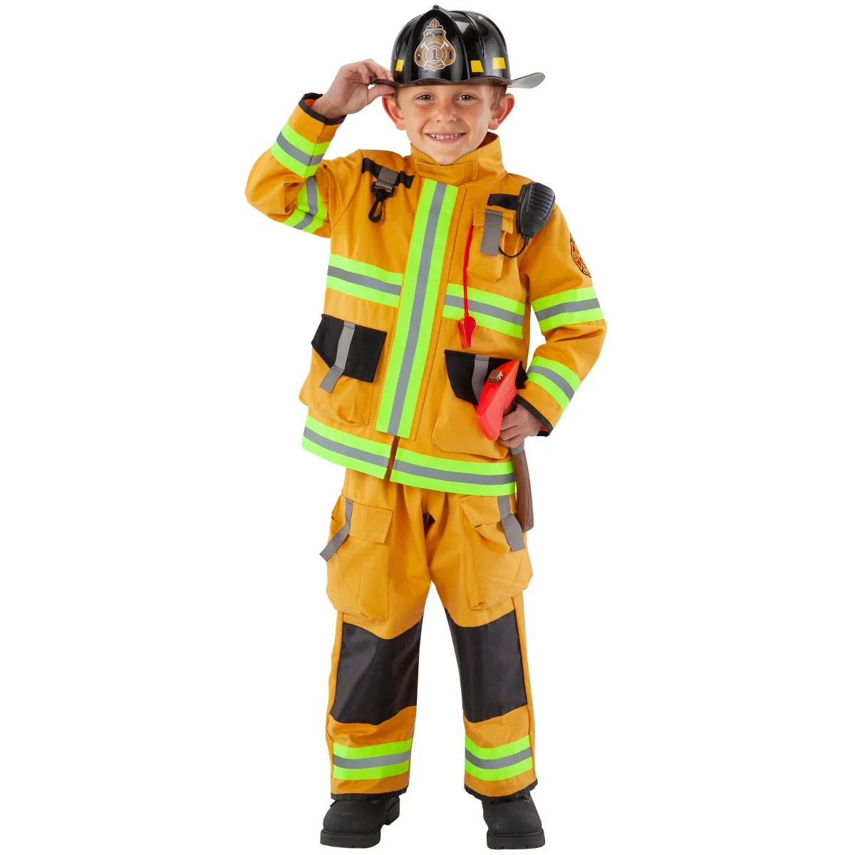 Teetot Firefighter Child Costume, Yellow