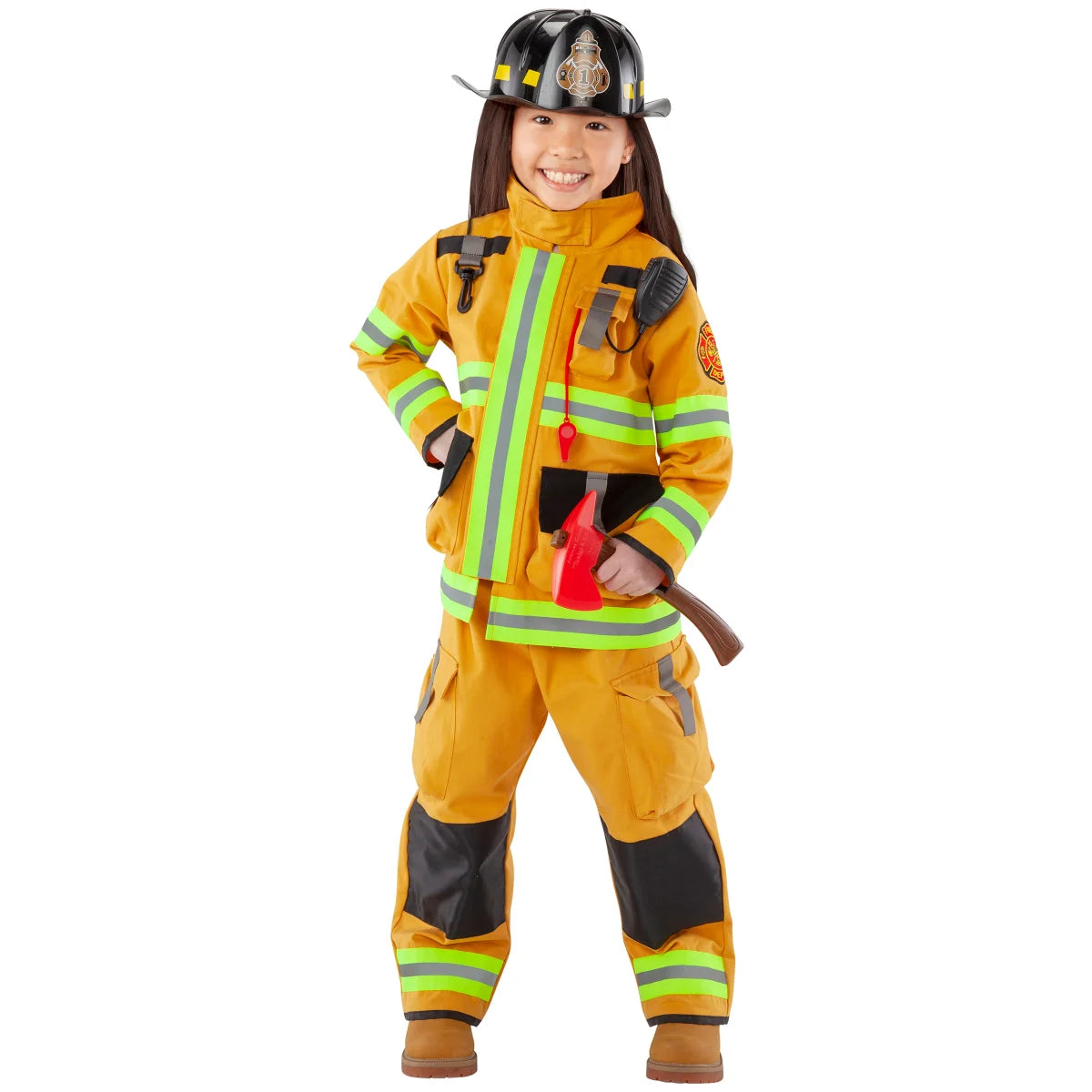 Teetot Firefighter Child Costume, Yellow